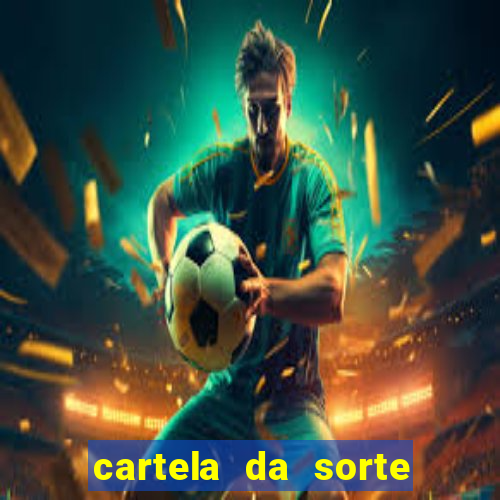 cartela da sorte time de futebol que mais saem